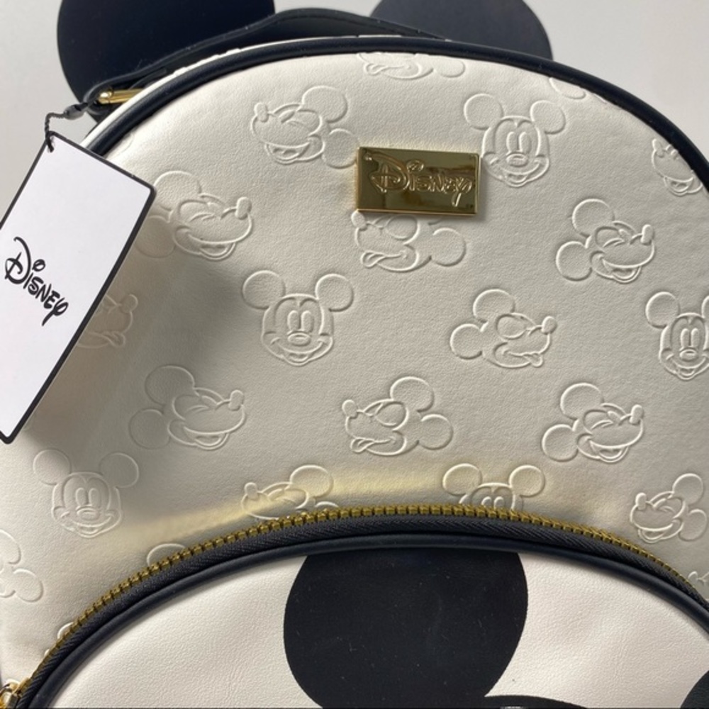 Mickey Mouse Backpack White with Mickey  Ears - Picture 15 of 16